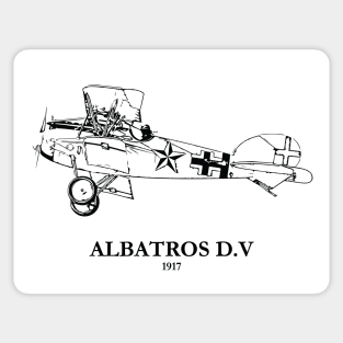Albatros D.V World War I Fighter Plane Sticker